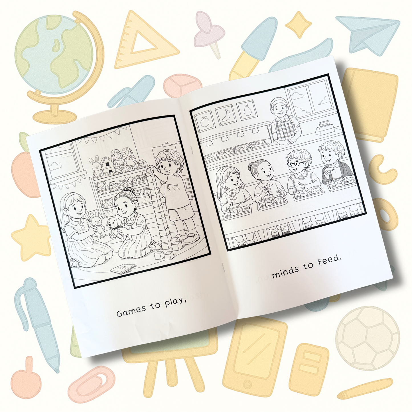 When You Go to School - Book and Colouring Bundle