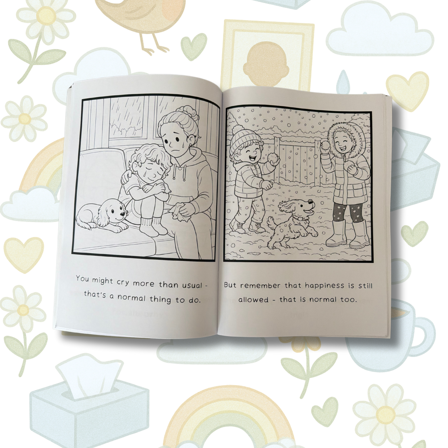 When You Lose Someone You Love - Book and Colouring Bundle